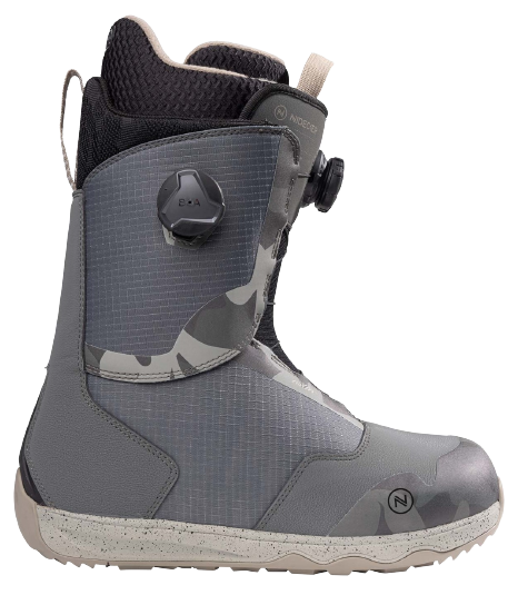 Сноубордические ботинки мужские Nidecker Rift Gray Camo - Фото 2 большая