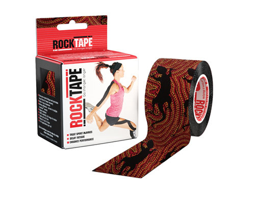 Кинезиотейп Rocktape Design, 5см х 5м, Ящерица - Фото 1 большая