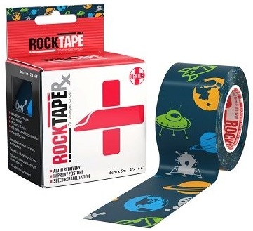 Кинезиотейп Rocktape RX 5 см x 5 м Space - Фото 1 большая