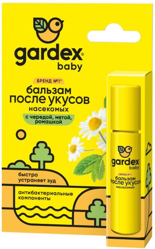 Бальзам после укусов детский Gardex Baby 7мл - Фото 1 большая