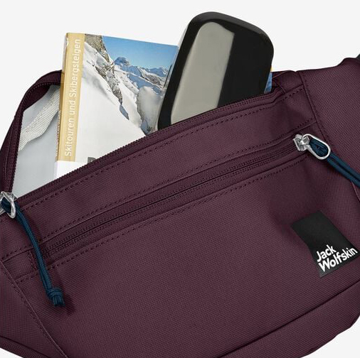 Поясная сумка Jack Wolfskin Konya Hipbag Amaranth - Фото 6 большая