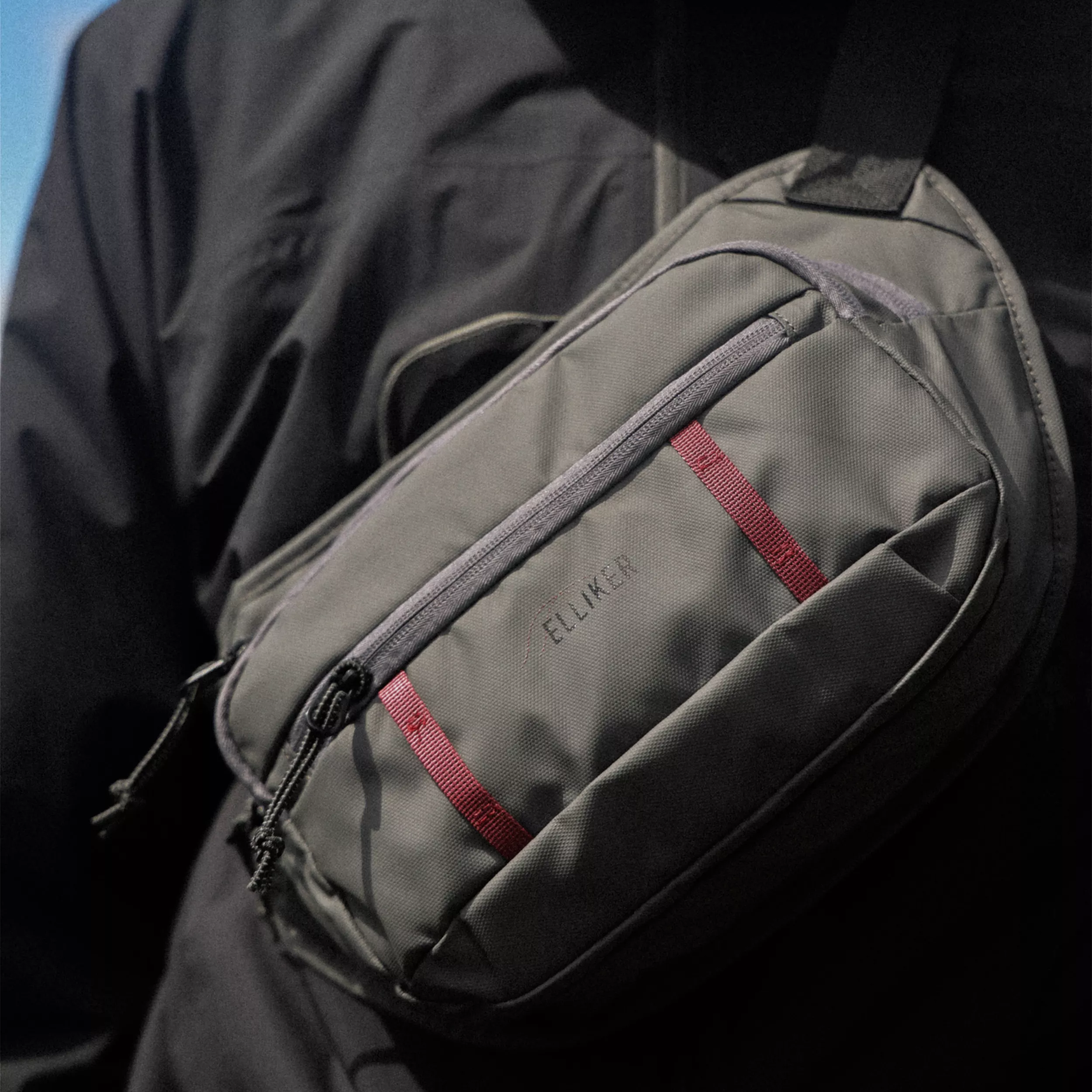 Сумка Elliker Fitts Sling 2 Grey - Фото 10 малая