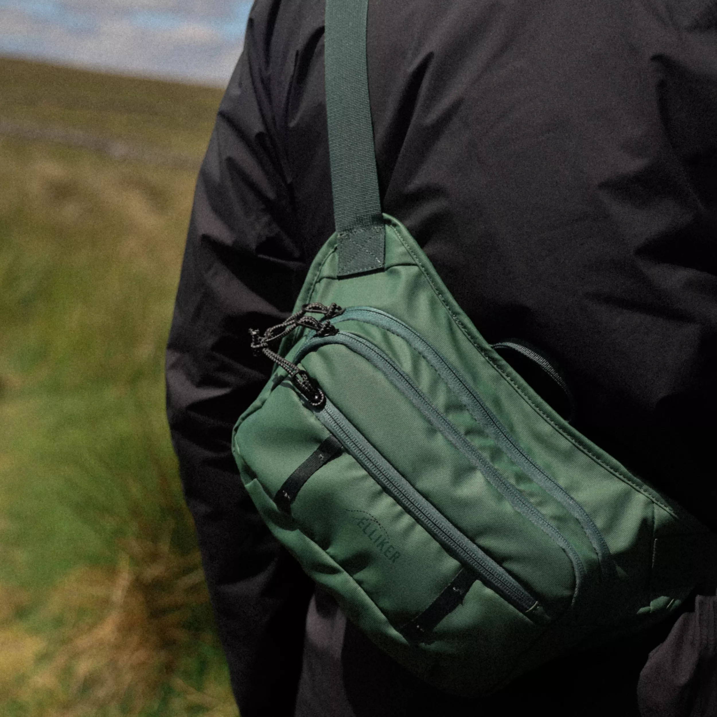 Сумка Elliker Fitts Sling 2 Green - Фото 10 малая