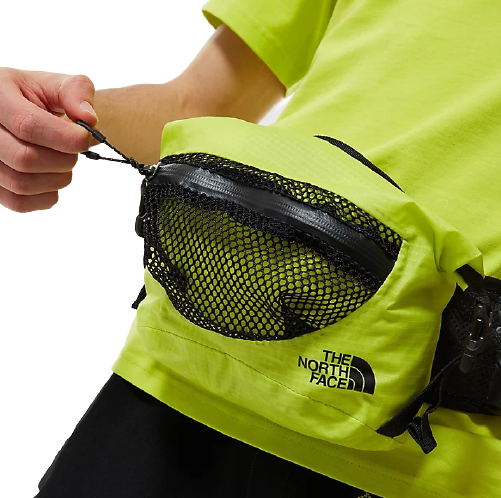 Поясная сумка The North Face Waterproof Lumbar Sulphur Spring Green-TNF Black - Фото 6 большая