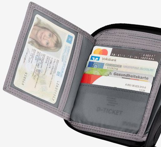 Кошелёк Jack Wolfskin Konya Black - Фото 5 большая