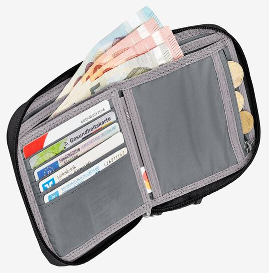 Кошелёк Jack Wolfskin Konya Black - Фото 6 большая