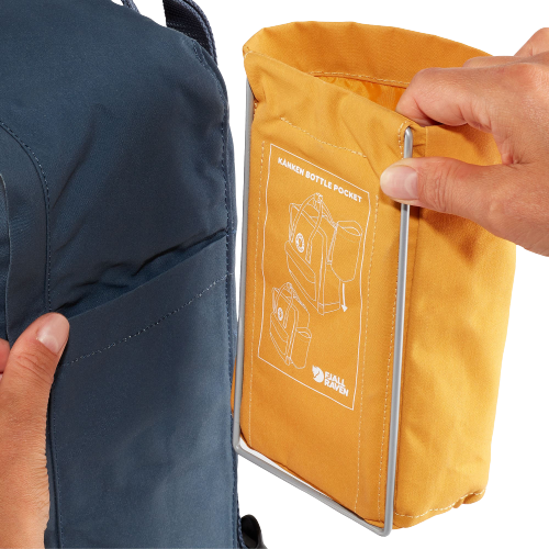 Карман для рюкзака Fjallraven Kanken Bottle Pocket Foliage Green - Фото 6 большая