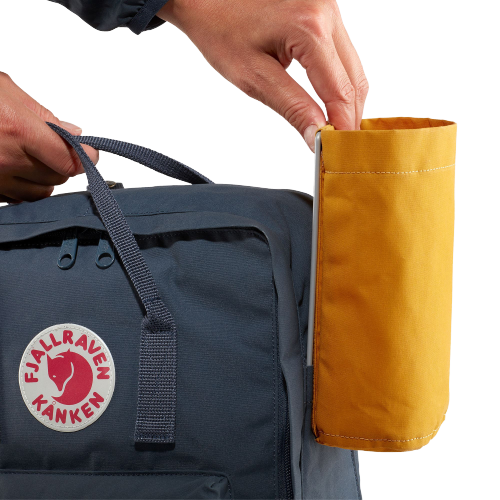 Карман для рюкзака Fjallraven Kanken Bottle Pocket Ochre - Фото 7 большая