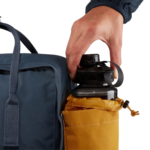 Карман для рюкзака Fjallraven Kanken Bottle Pocket Black - Фото 8 большая