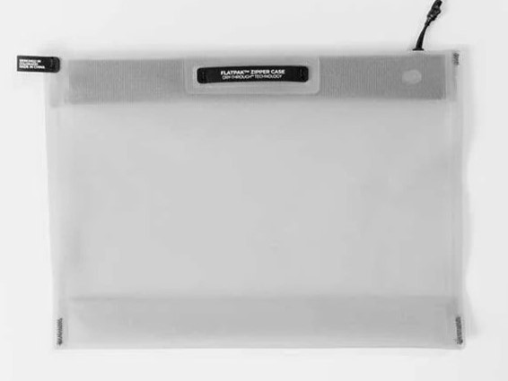 Водонепроницаемая косметичка Matador FlatPak Zipper Toiletry Case Белый - Фото 2 большая