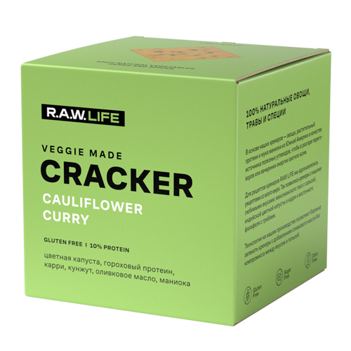 Крекер R.A.W. Life Cauliflower Curry - Фото 1 большая