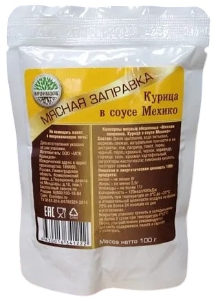 Курица в соусе Мехико Кронидов 100г - Фото 1 большая