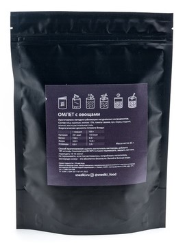 Омлет с овощами Снедки 250г - Фото 2 большая