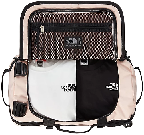 Баул The North Face Base Camp Duffel XS Evening Sand Pink-TNF Black - Фото 3 большая