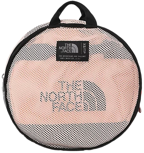 Баул The North Face Base Camp Duffel XS Evening Sand Pink-TNF Black - Фото 4 большая