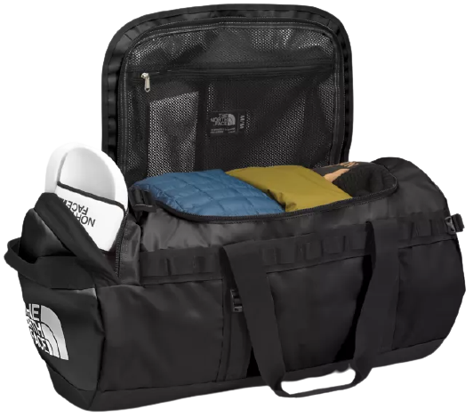 Баул The North Face Base Camp Duffel M TNF Black/TNF White - Фото 5 большая