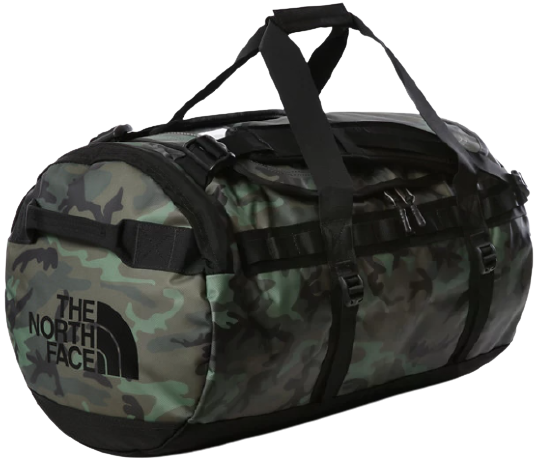 Баул The North Face Base Camp Duffel M Thyme Brushwood Camo Print/TNF Black - Фото 1 большая