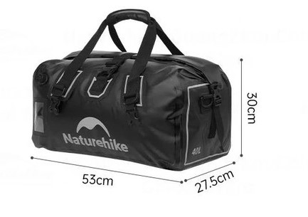 Баул Naturehike Xinglv 40L Black - Фото 2 большая