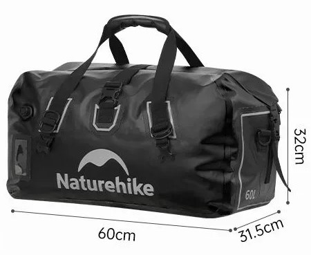 Баул Naturehike Xinglv 60L Black - Фото 2 большая