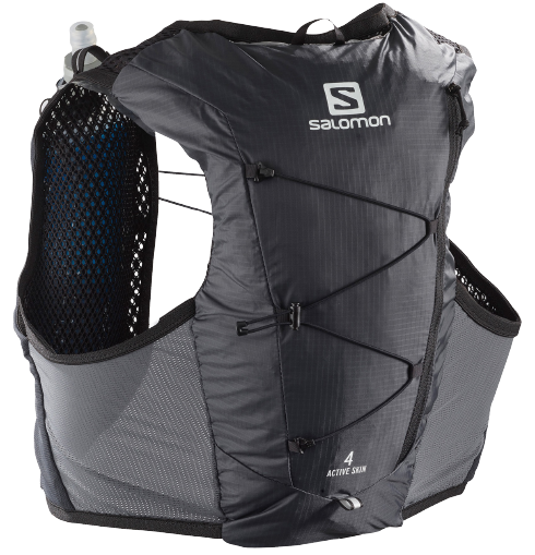 Рюкзак Salomon Active Skin 4 Set Ebony/Black - Фото 1 большая