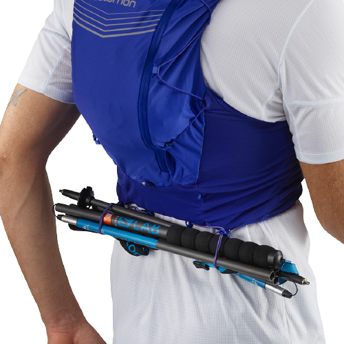 Рюкзак Salomon Adv Skin 12 Set Clematis Blue/Ebo - Фото 5 большая