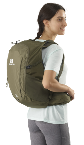 Рюкзак Salomon Trailblazer 30 Martini Olive/Olive Night/Ebony - Фото 9 большая