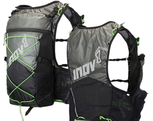 Рюкзак Inov-8 Race Ultra Pro 2In1 Vest Black/Green - Фото 4 большая