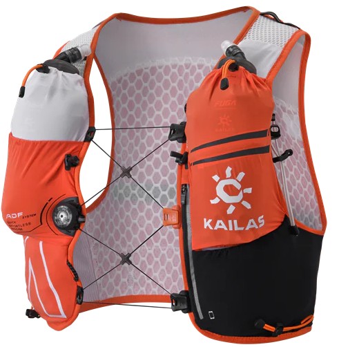 Беговой жилет Kailas Fuga Air 8 IV Fuga Orange - Фото 3 большая