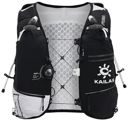 Беговой жилет Kailas Fuga Air 13 Black White - Фото 1 большая