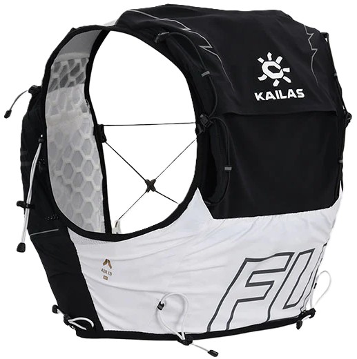 Беговой жилет Kailas Fuga Air 13 Black White - Фото 4 большая