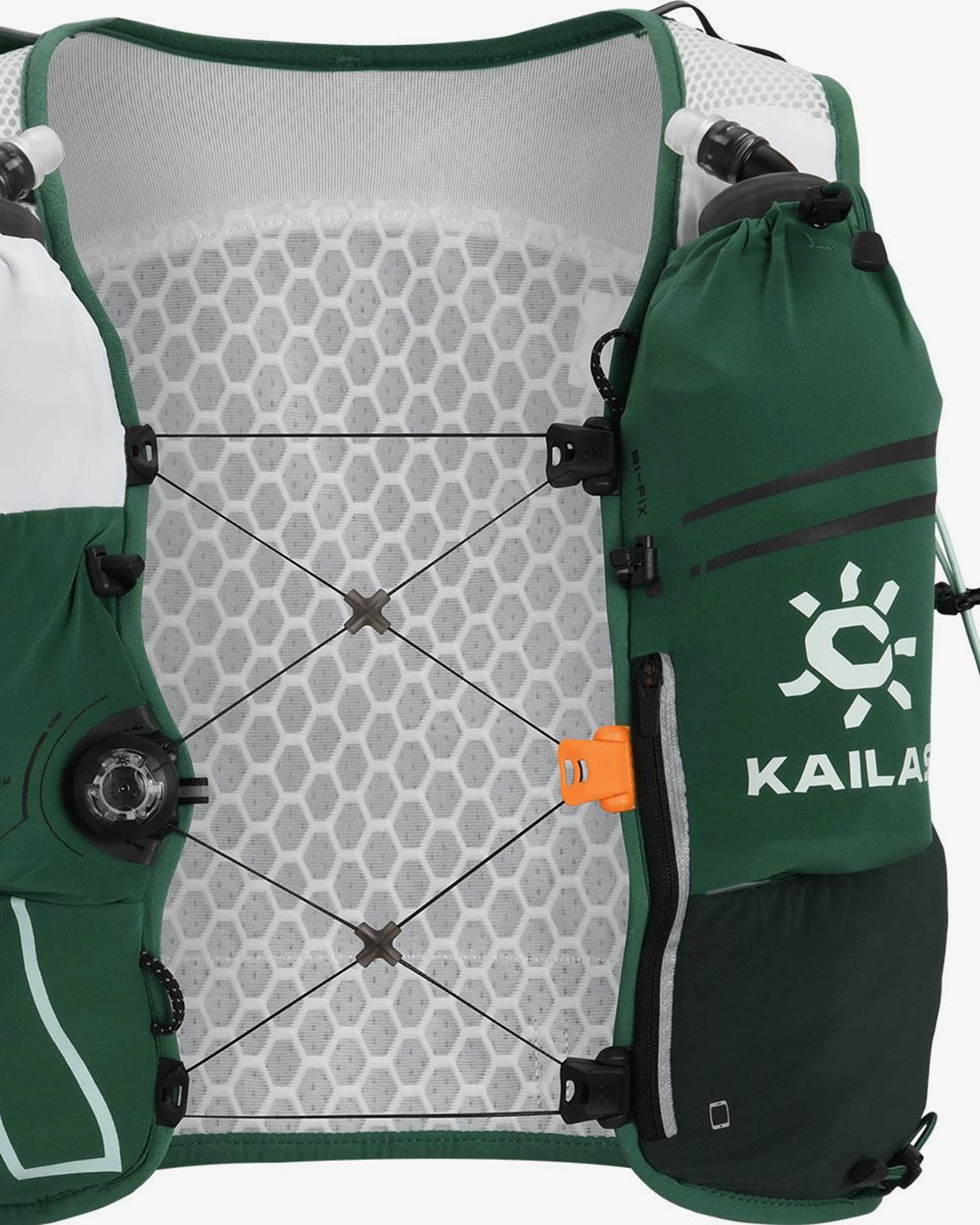 Беговой жилет Kailas Fuga Air 8 IV Roaring Forest Green - Фото 3 малая