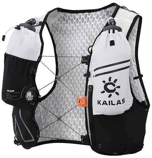 Беговой жилет Kailas Fuga Air 8 IV Black White - Фото 2 большая