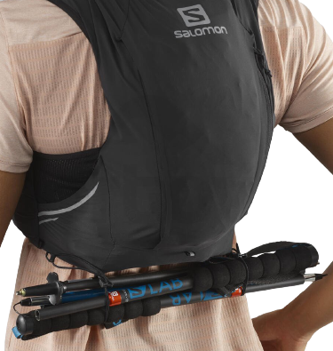 Рюкзак женский Salomon Sense Pro 10 W Set Black/Ebony - Фото 5 большая