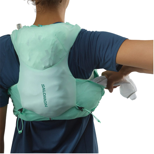 Рюкзак женский Salomon Advskin 5 Beach Glass/Ebon - Фото 4 большая