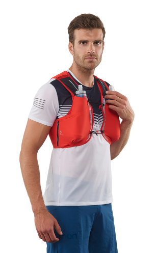 Рюкзак Salomon S/Lab Sense Ultra 5 Set Red - Фото 2 большая