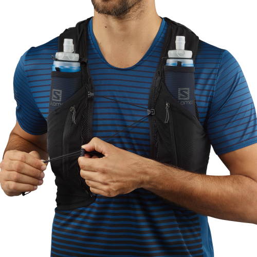 Рюкзак Salomon Adv Skin 12 Set Black - Фото 7 большая