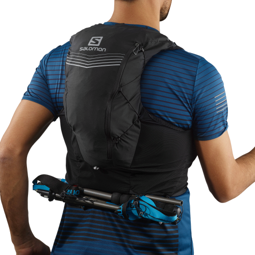 Рюкзак Salomon Adv Skin 12 Set Black - Фото 10 большая