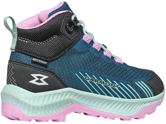 Ботинки детские Garmont Pulse Mid Wp Corsair Blue/Lavender Rose - Фото 2 большая