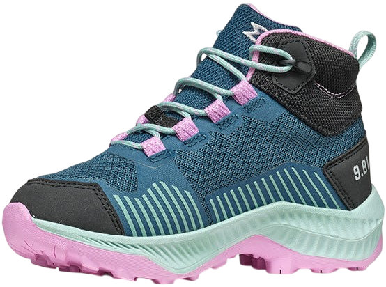 Ботинки детские Garmont Pulse Mid Wp Corsair Blue/Lavender Rose - Фото 5 большая