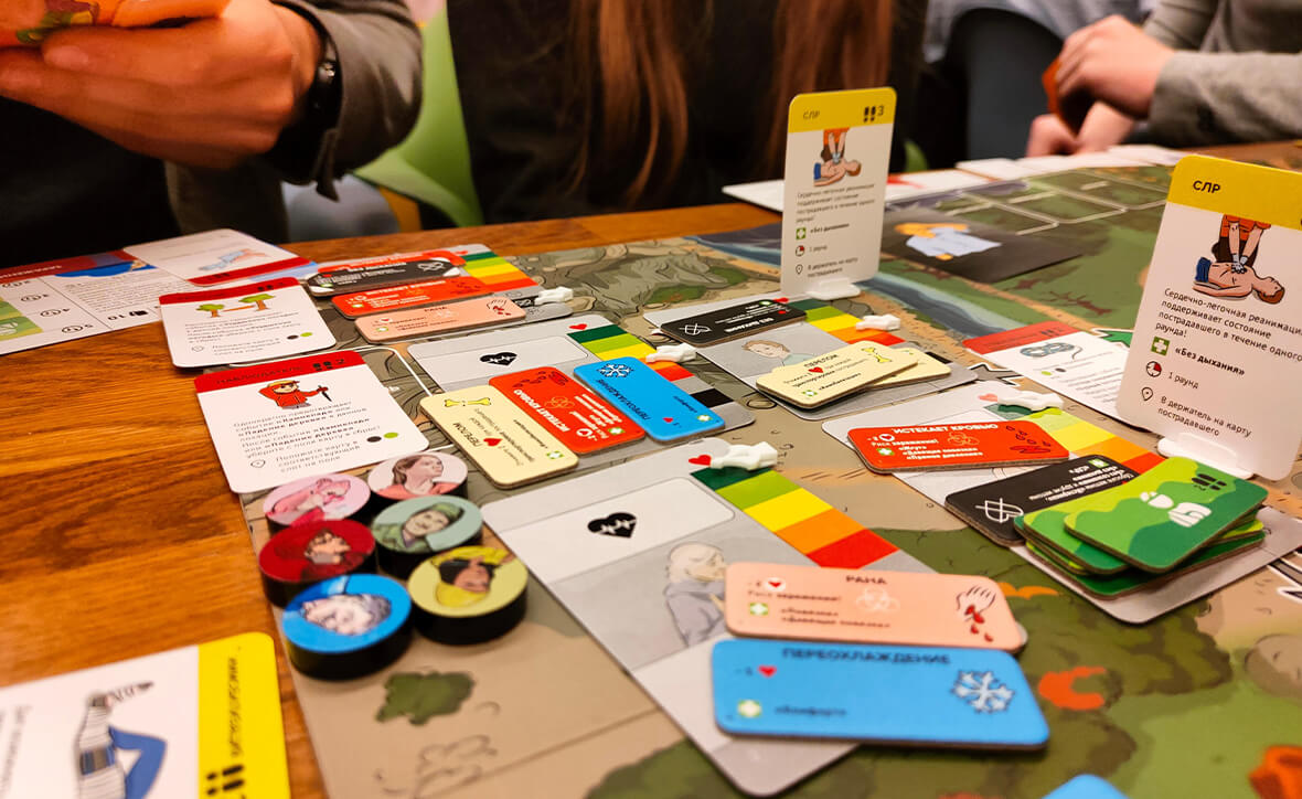 Настольная игра-стратегия по первой помощи «Команда-112»