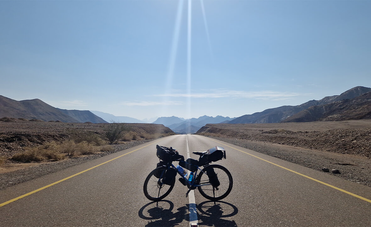 На велосипеде по пустыням и горам Аравийского полуострова