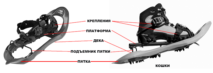 конструкция снегоступов конструкция снегоступов