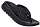 Сандалии мужские Hoka Ora Recovery Flip Black/Dark Gull Gray - Фото 1 малая