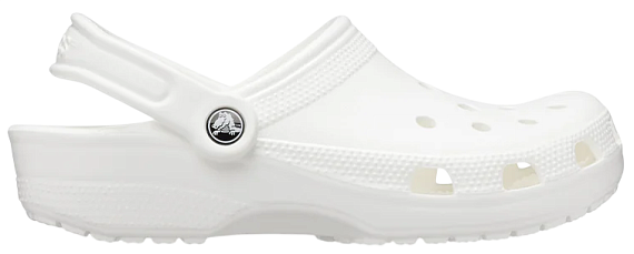 Сандалии Crocs Classic Clog White - Фото 1 большая