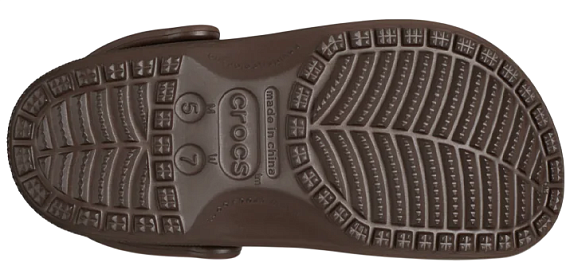 Сандалии Crocs Classic Clog Coffee - Фото 3 большая