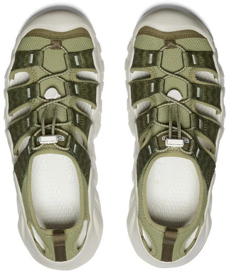 Сандалии мужские Keen Hyperport H2 Martini Olive/Plaza Taupe - Фото 4 большая