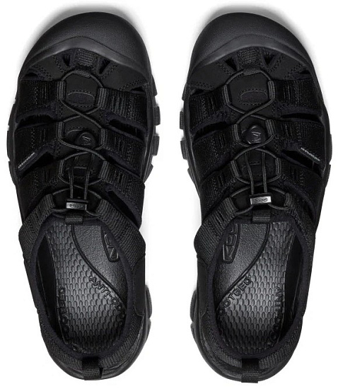 Сандалии мужские Keen Newport H2 Triple Black - Фото 4 большая