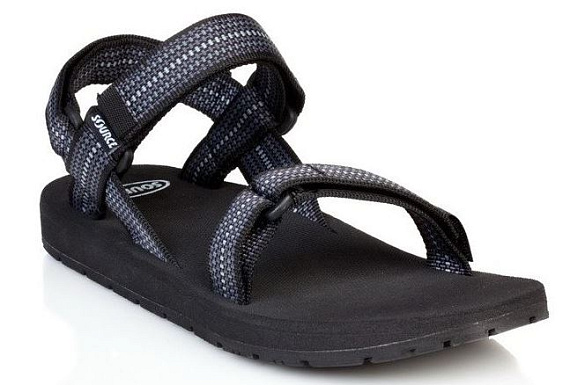 Сандалии мужские Source Classic Chess Black - Фото 2 большая