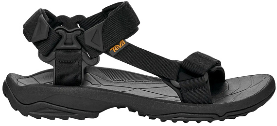 Сандалии мужские Teva Terra FI Lite Sandalo Black - Фото 1 большая