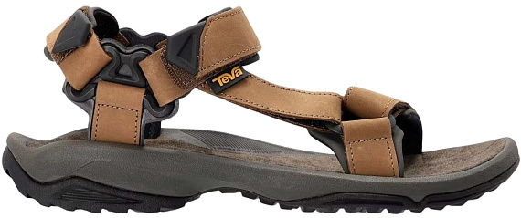 Сандалии мужские Teva Terra FI 4 Lite Ltr Sandalo Brown - Фото 1 большая